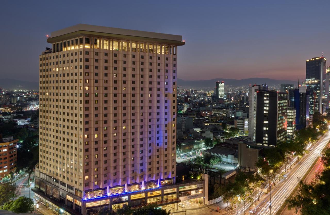 Fiesta Americana Reforma Mexico By Eksteriør billede The hotel at night